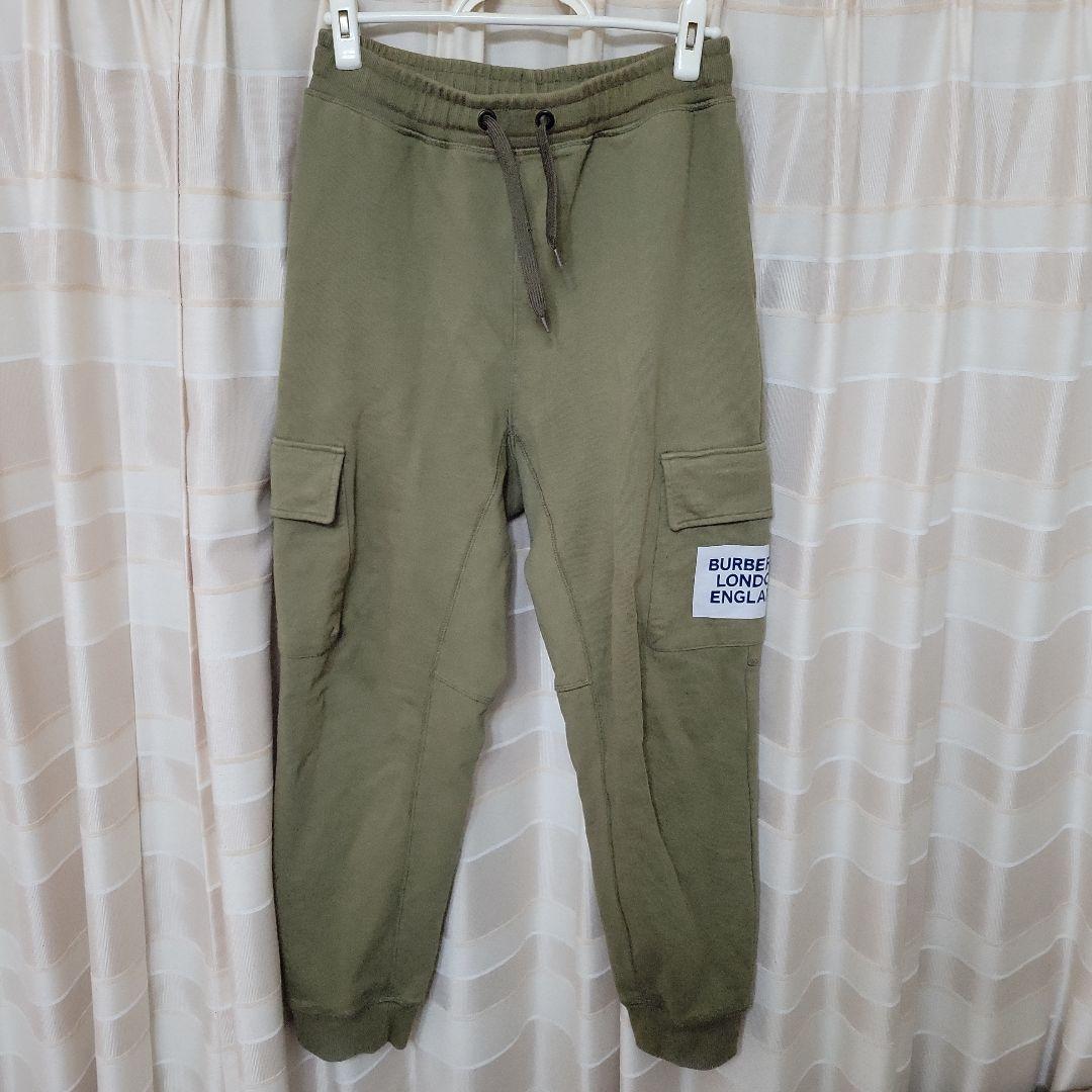 バーバリー ロンドン スウェットカーゴパンツ カーキ　M
