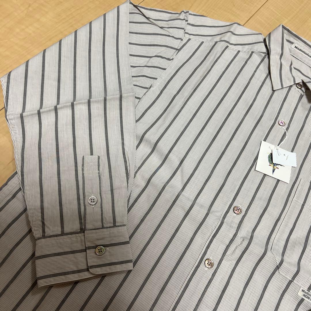 タグ付き新品 マドモアゼルノンノンパパス シャツ 長袖 L タグ付き新品 マドモアゼルノンノンパパス シャツ 長袖 L