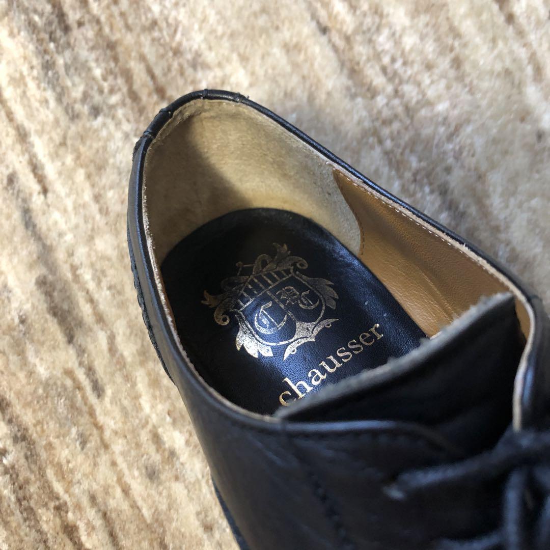 chausser  ローファー　ブラック