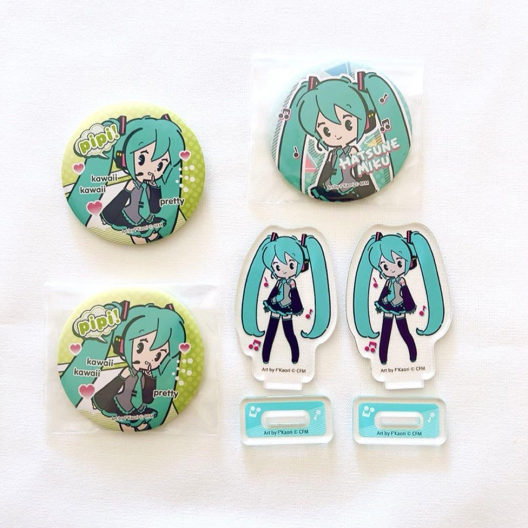 VOCALOID 初音ミク 缶バッジ アクリルスタンド まとめ売り 初音ミク まとめ売り 缶バッジ アクリルスタンド - メルカリ