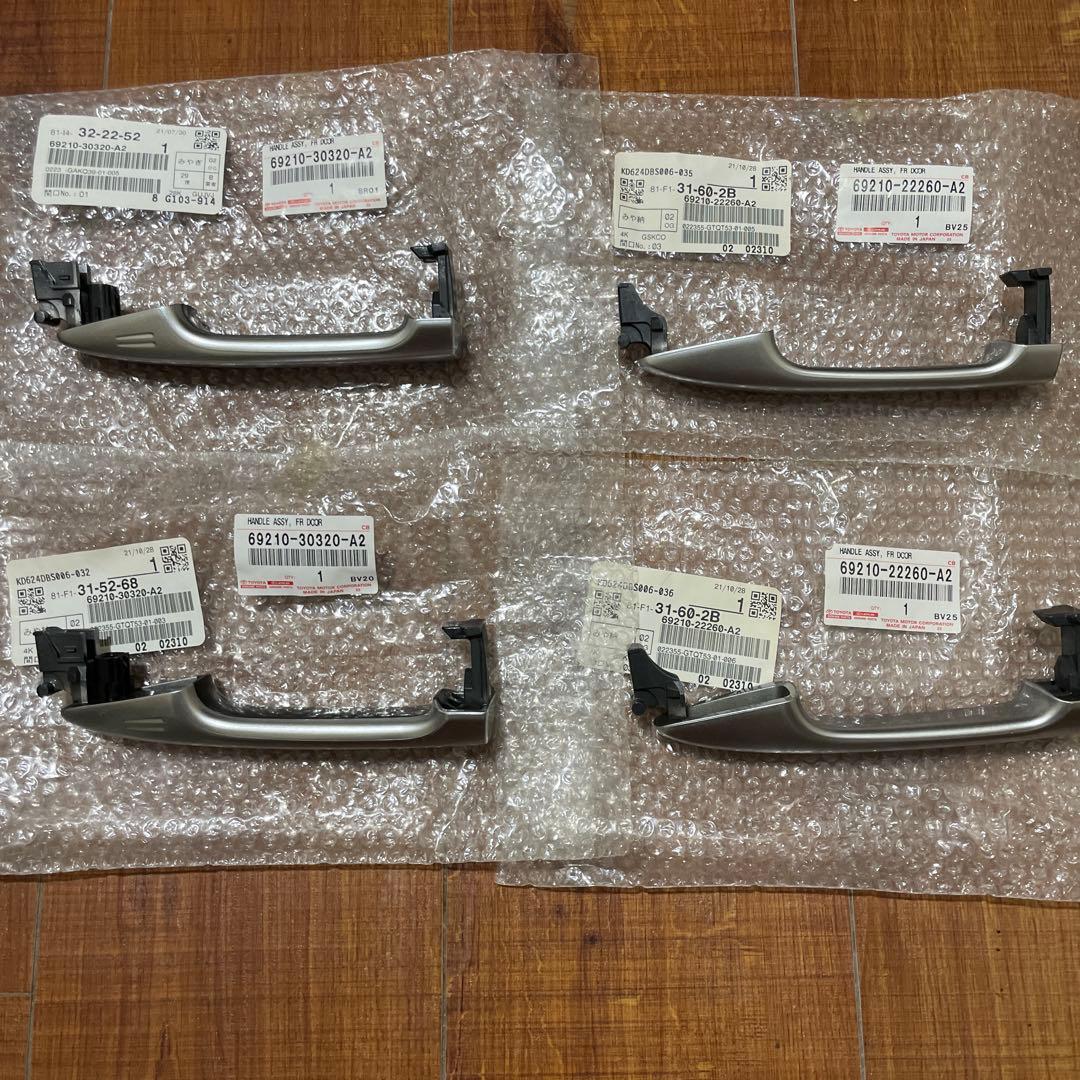 プリウス30 G スマートエントリーキーハンドル 4点セット新車外しTOYOTA