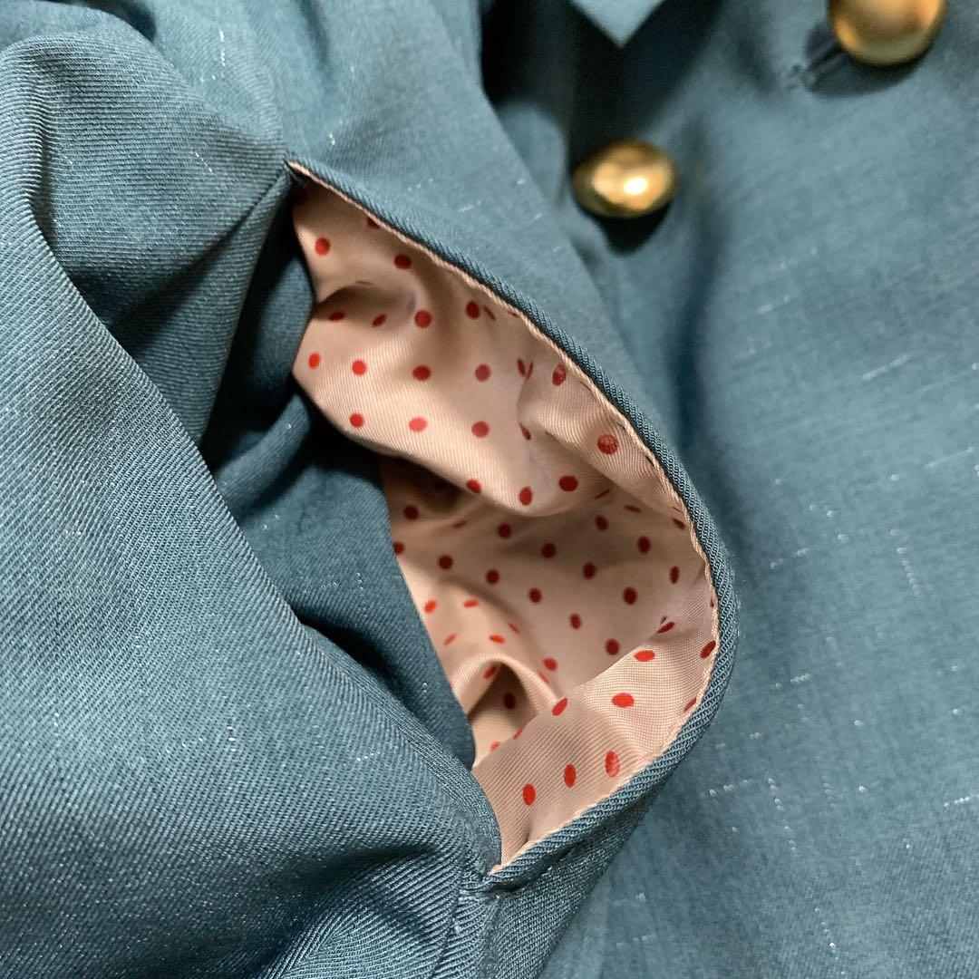 シャーリーテンプル セーラーカラーコート 130 グリーン シャーリーテンプル セーラーカラーコート 130 グリーン