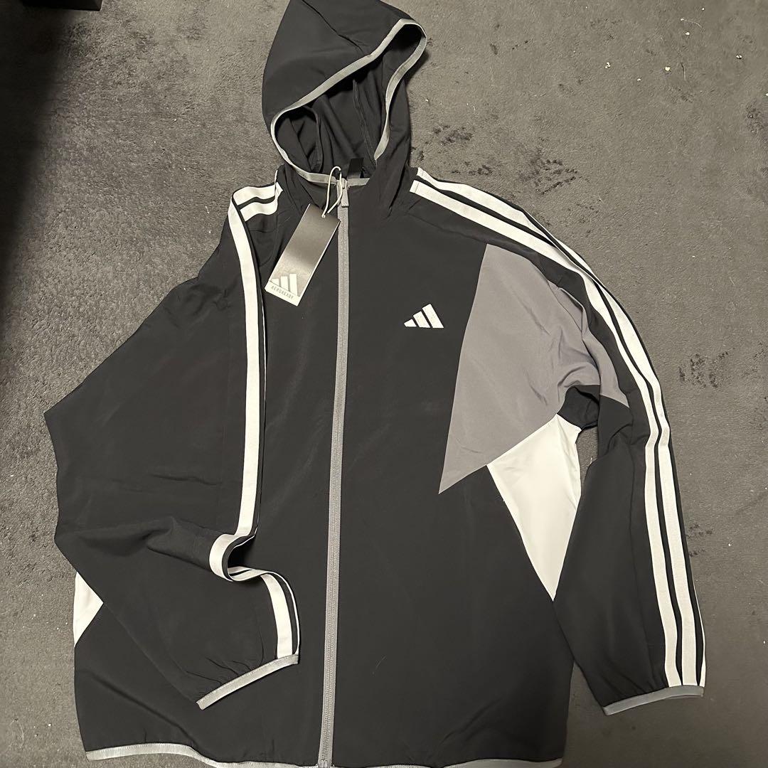 adidas ブラック ジャージ Lサイズ KQD79