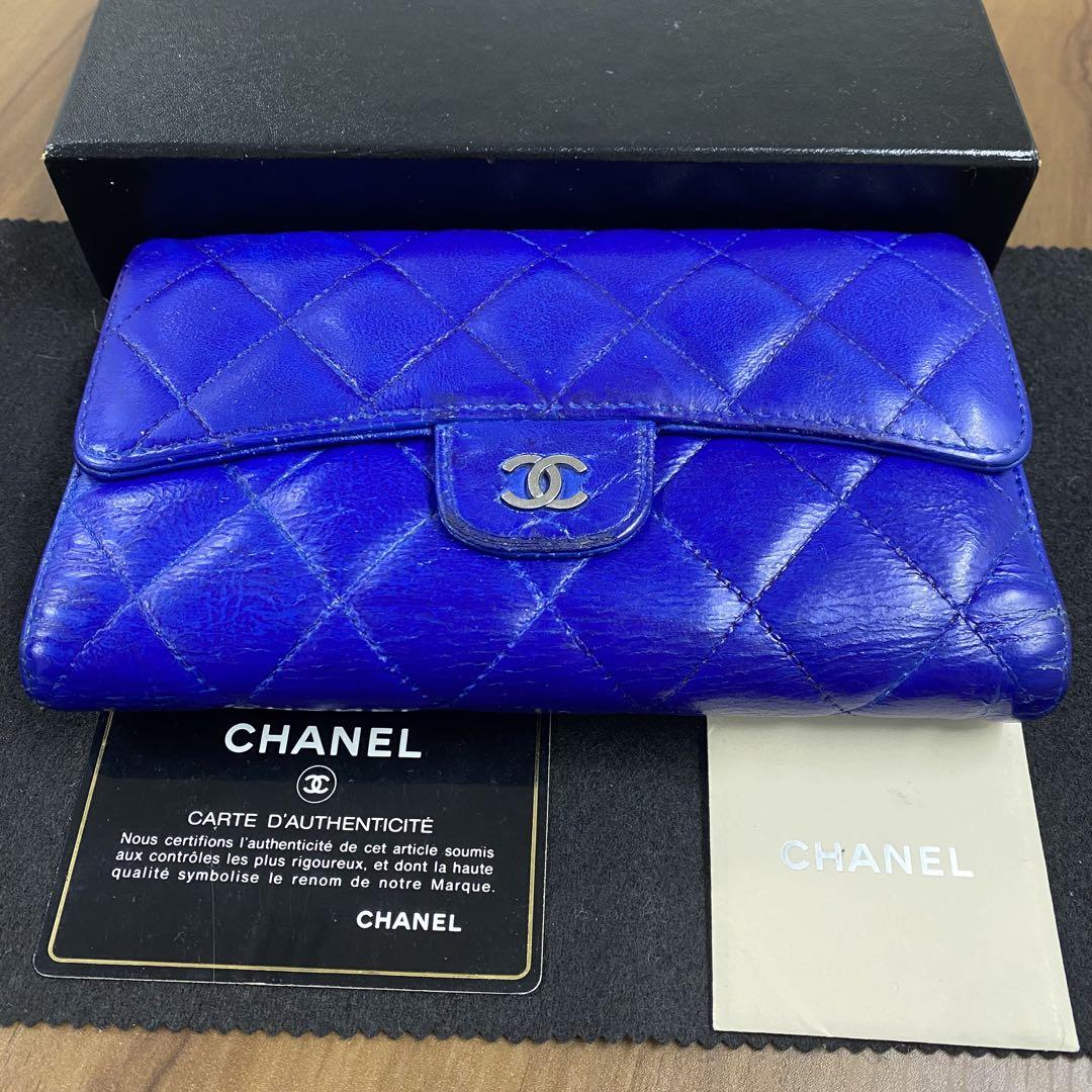 シャネル　CHANEL 財布　長財布　マトラッセ