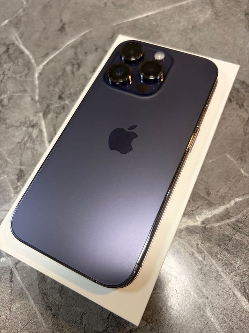 iPhone14 Pro128GB ディープパープル本体SIMフリー+箱＋付属品