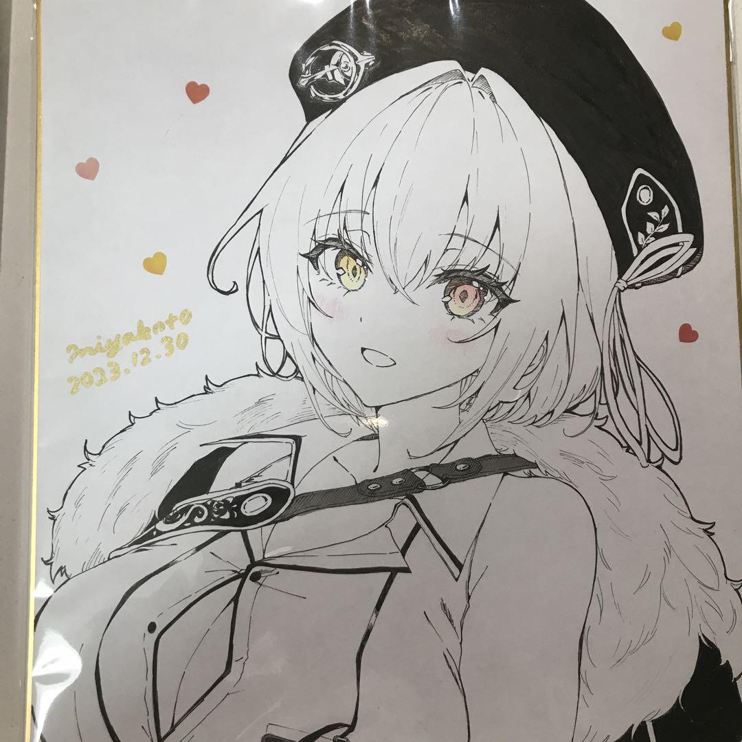 色紙　miyakoto ミヤコト　コミケ限定品　マリン