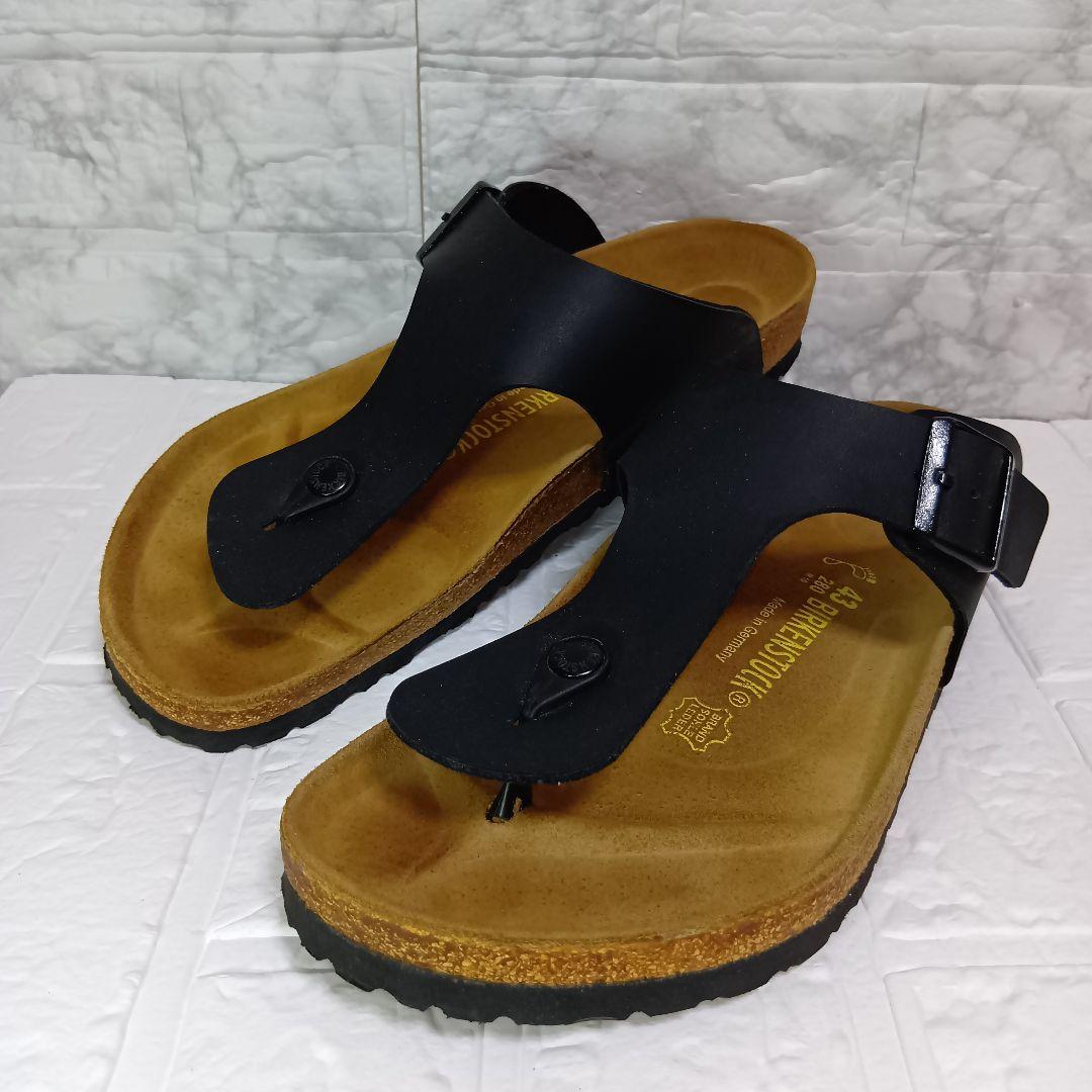 BIRKENSTOCK ブラック トングサンダル 42 BIRKENSTOCK 正規取扱店 2025新作 ビルケンシュトック トング