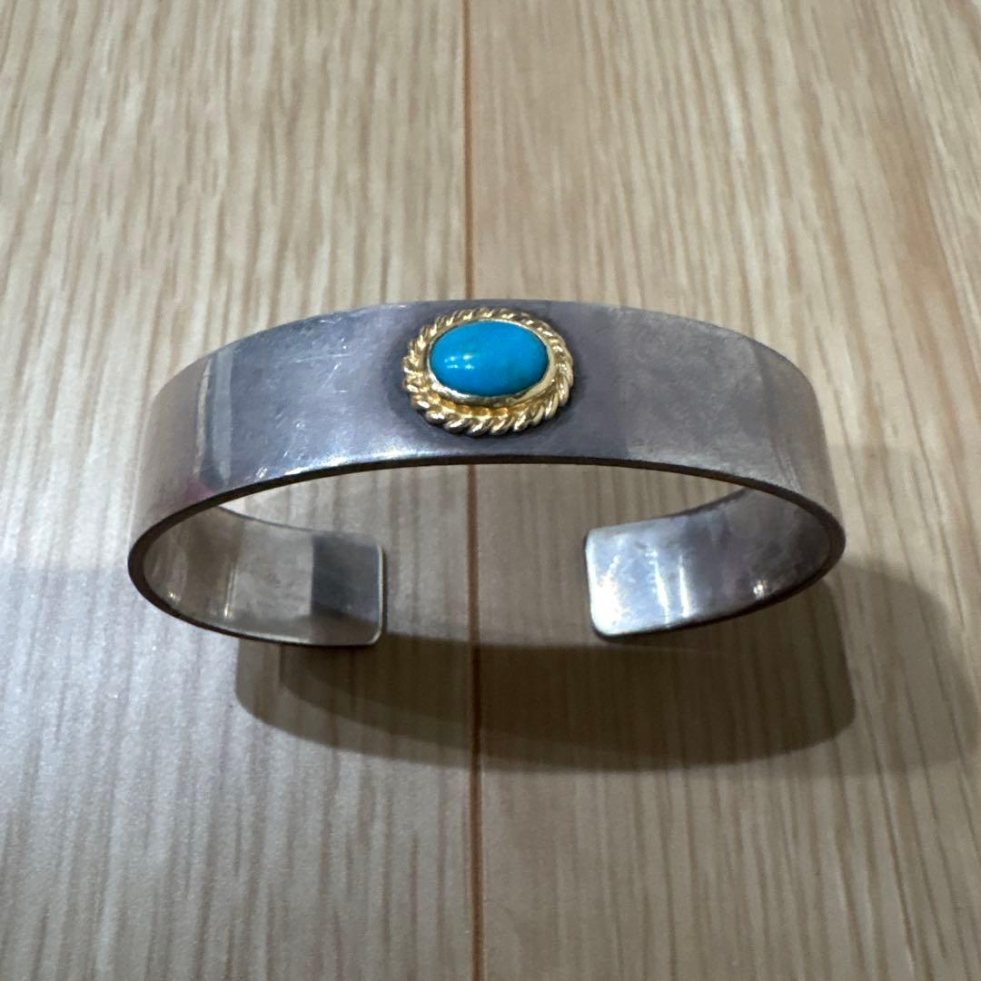 goro's ゴローズ ターコイズ 平打ちバングル サイズS 安い