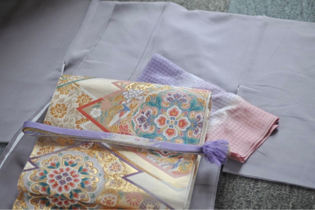 色無地 袋帯 フルセット 訪問着 紫 フォーマル 七五三 入学式 結婚式 鈴乃屋 色無地 袋帯 フルセット 訪問着 紫 フォーマル 七五三 入学式 結婚式 鈴乃屋