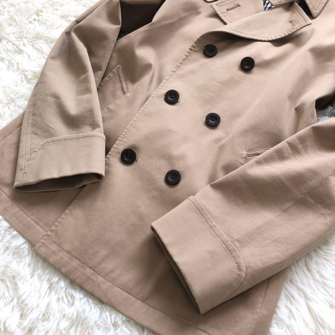 【極美品】Burberry ブラックレーベル トレンチコート ノヴァチェック M
