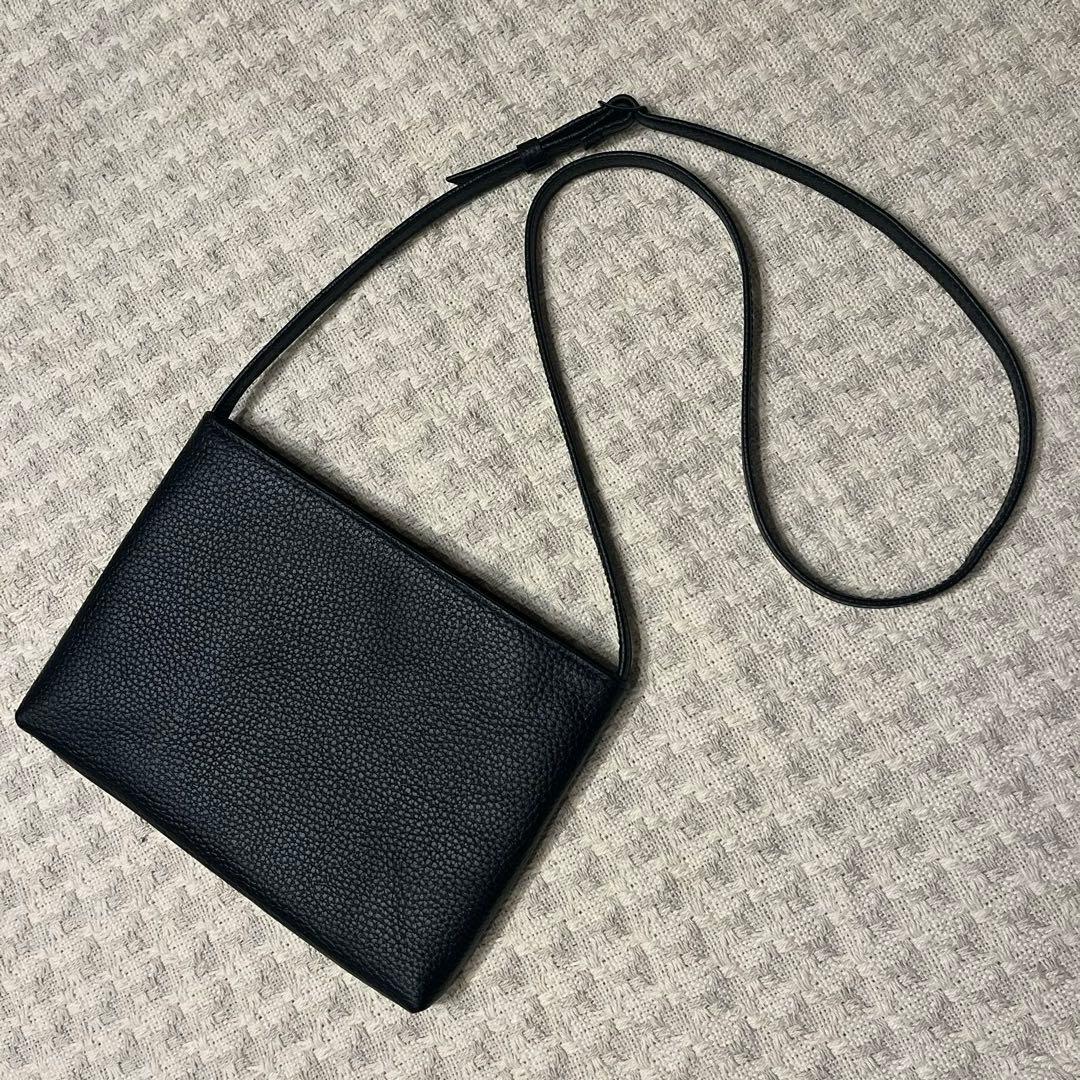 HushTug メンズ サコッシュ ショルダーバッグ レザーHashTAG