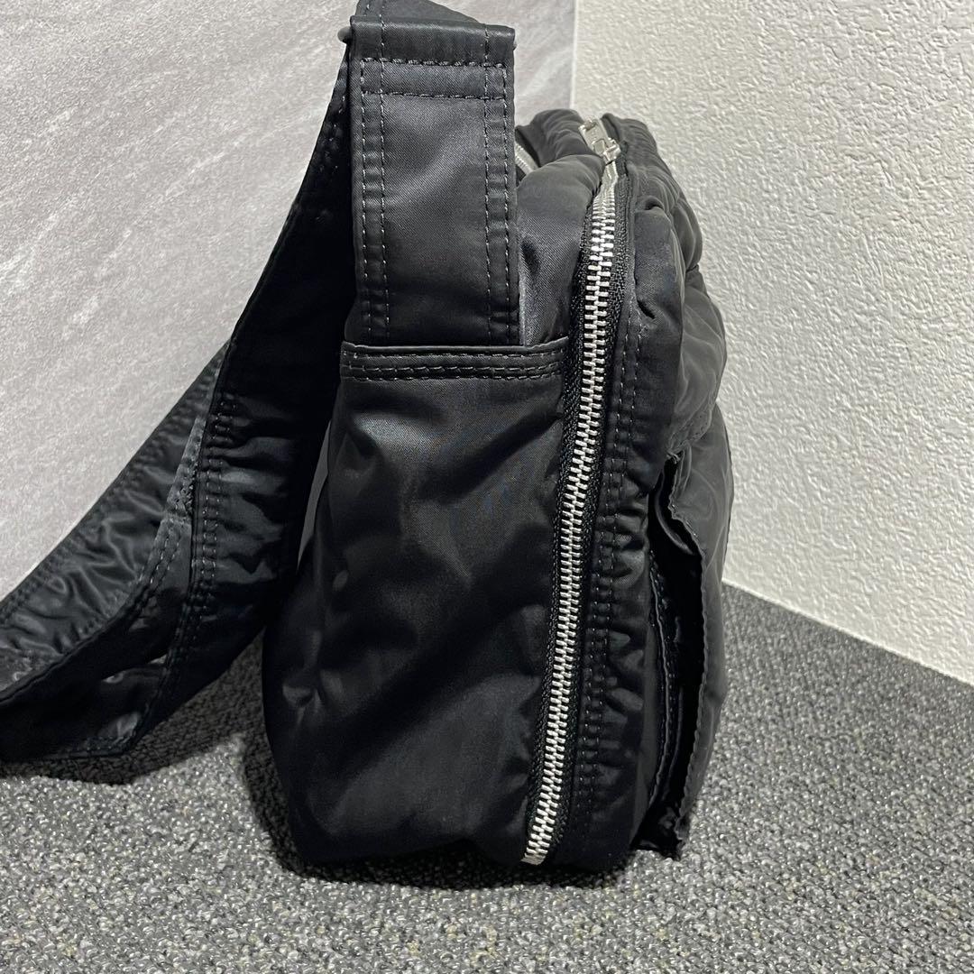 ✨美品 ポーター PORTER タンカー ショルダーバッグ L ブラック 2層