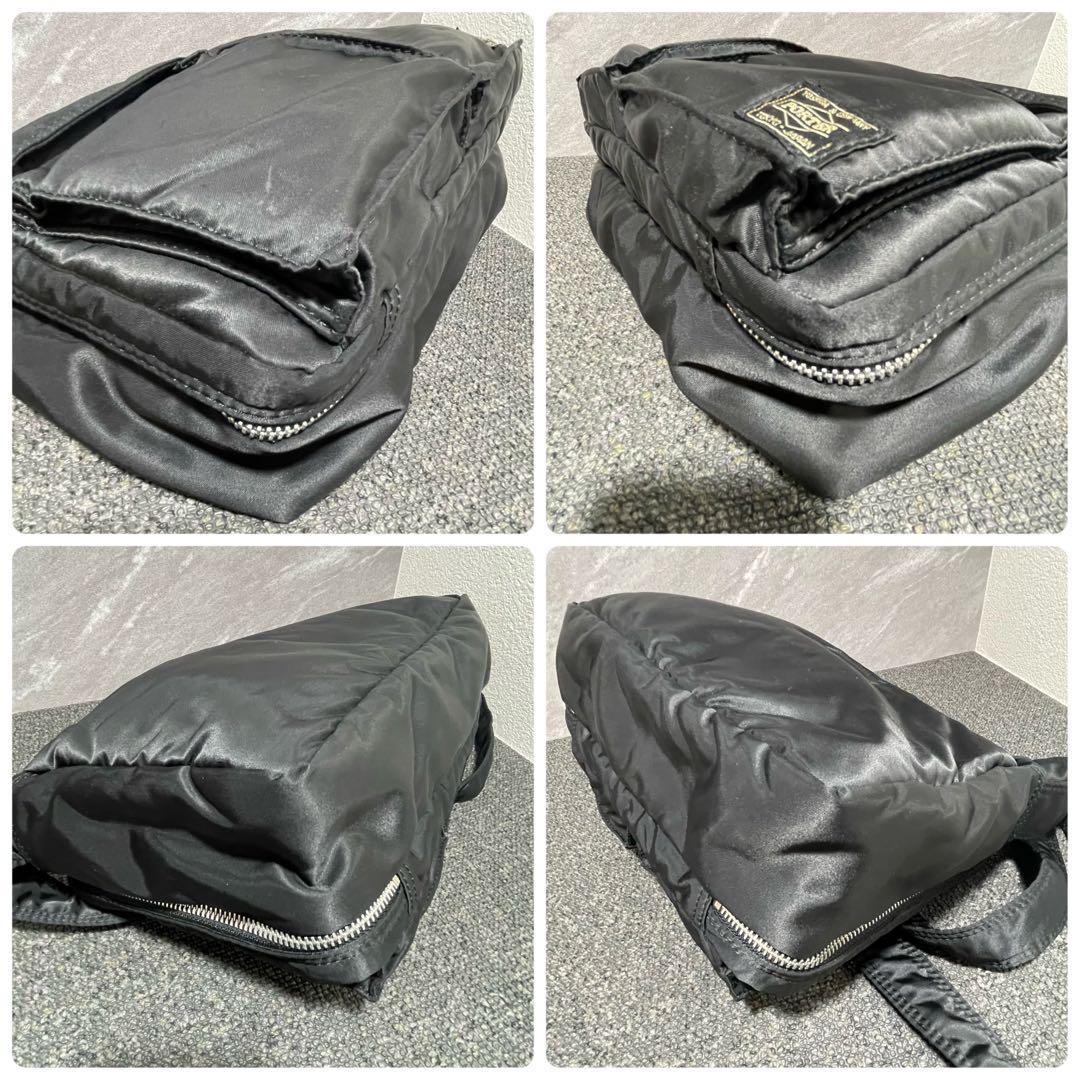 ✨美品 ポーター PORTER タンカー ショルダーバッグ L ブラック 2層