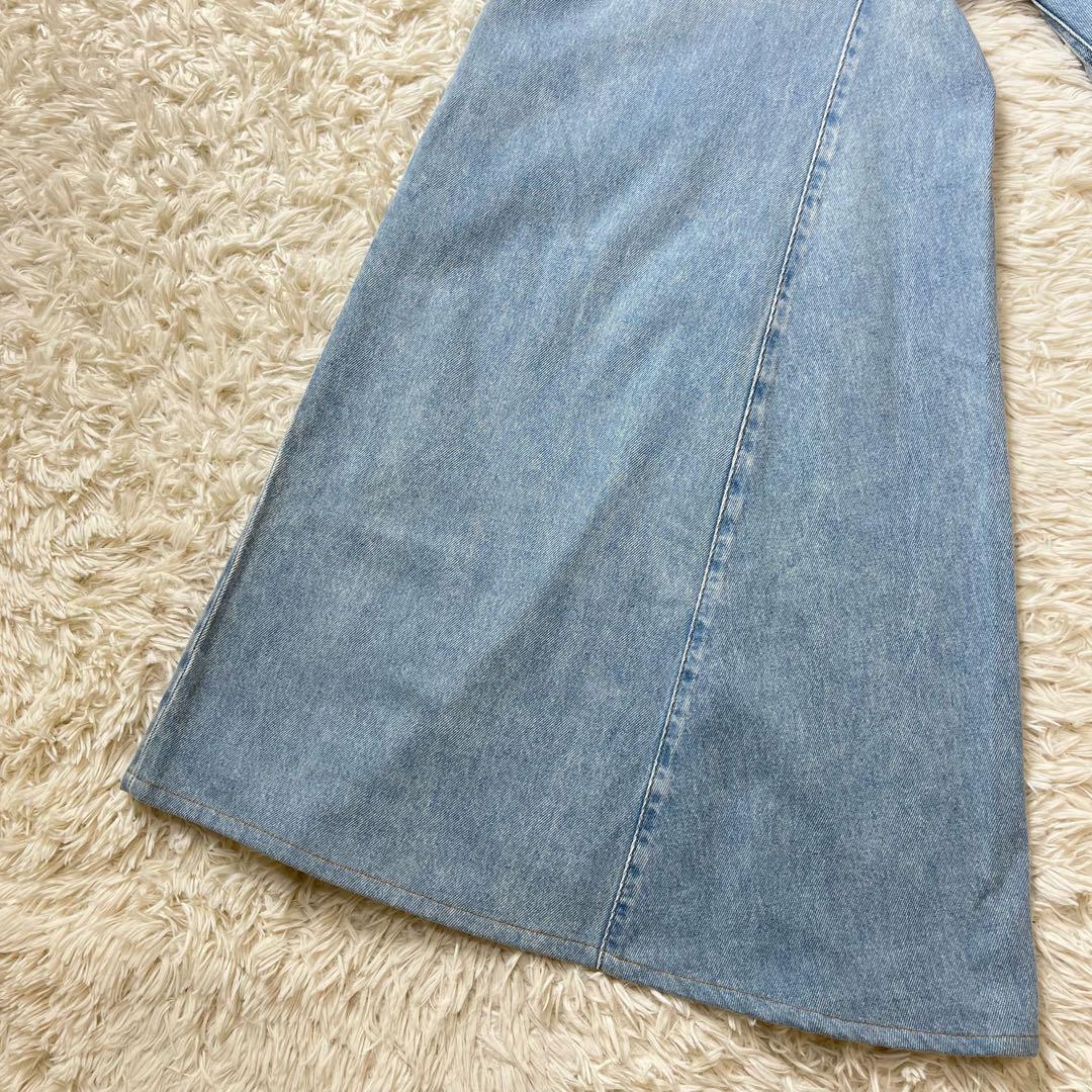 新品タグ付き　MM6　19AW　ワイドデニム　フレア　ハイウエスト　38