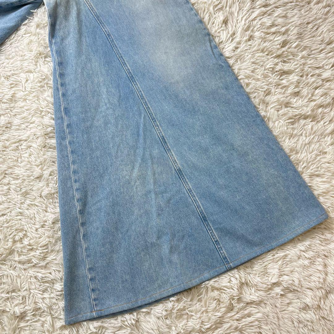 新品タグ付き MM6 19AW ワイドデニム フレア ハイウエスト 38
