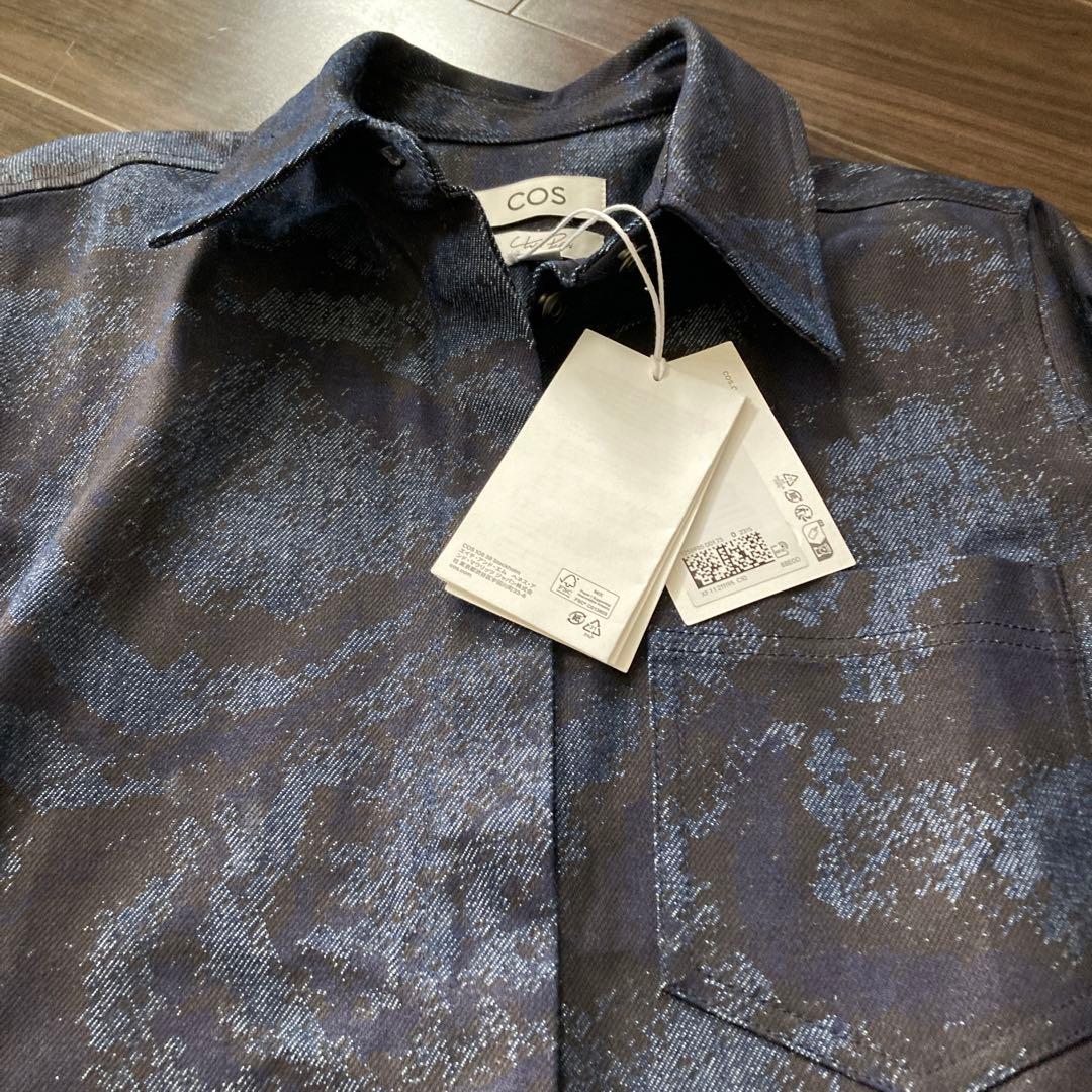 COS シャツワンピース ダークブルー