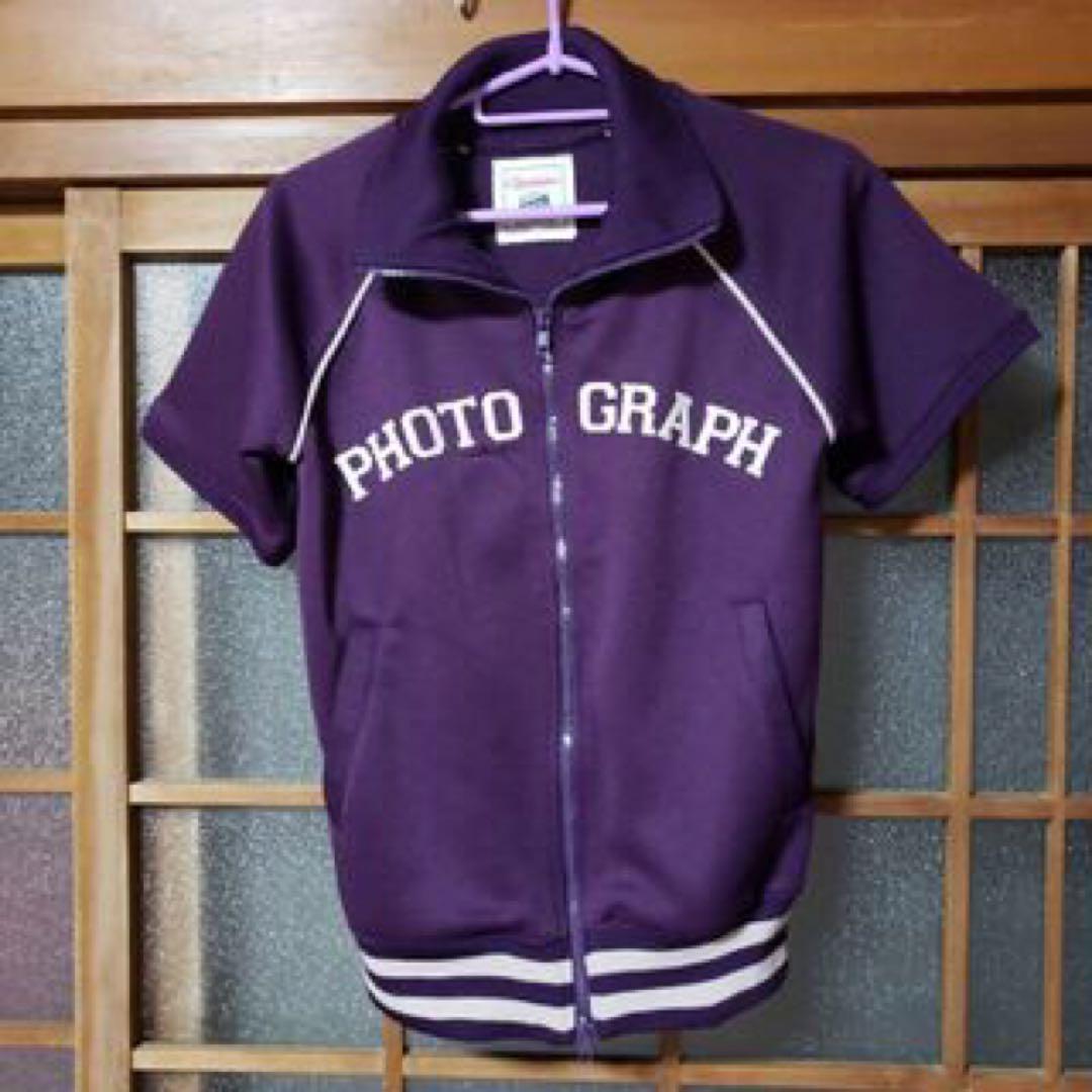 PHOTO GRAPH パープル ZIPアップ
