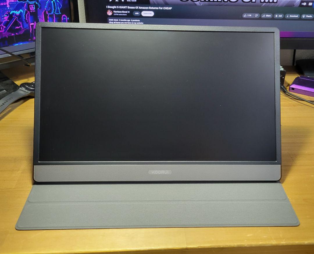 KOORUI モバイルモニター IPS 15C1 15.6 1080p