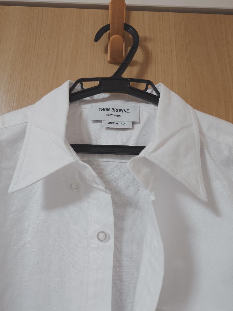 トムブラウン THOM BROWNE オックスフォードシャツ 襟トリコロール