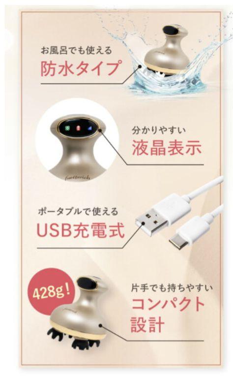 【新品未使用】 fuettarich スカルプヘッドスパ