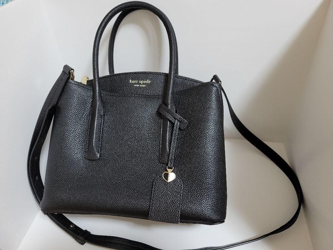 kate spade ブラック ショルダーバッグ