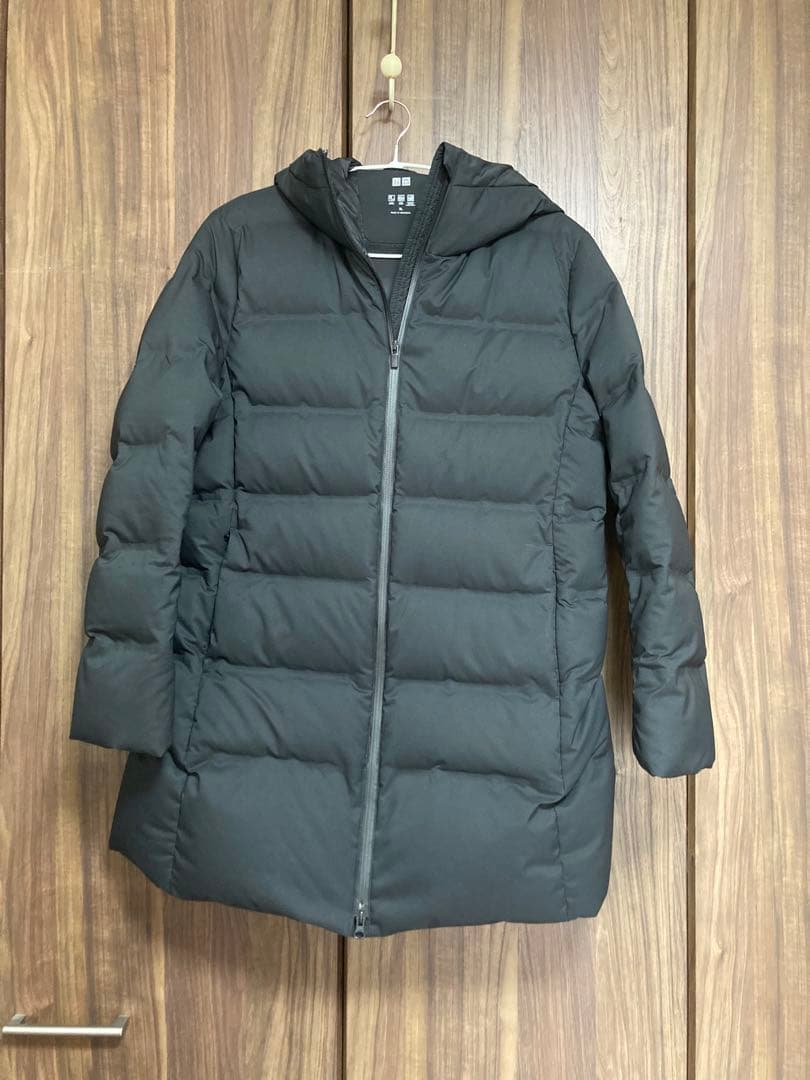 【美品】UNIQLOシームレスダウンジャケット XL黒