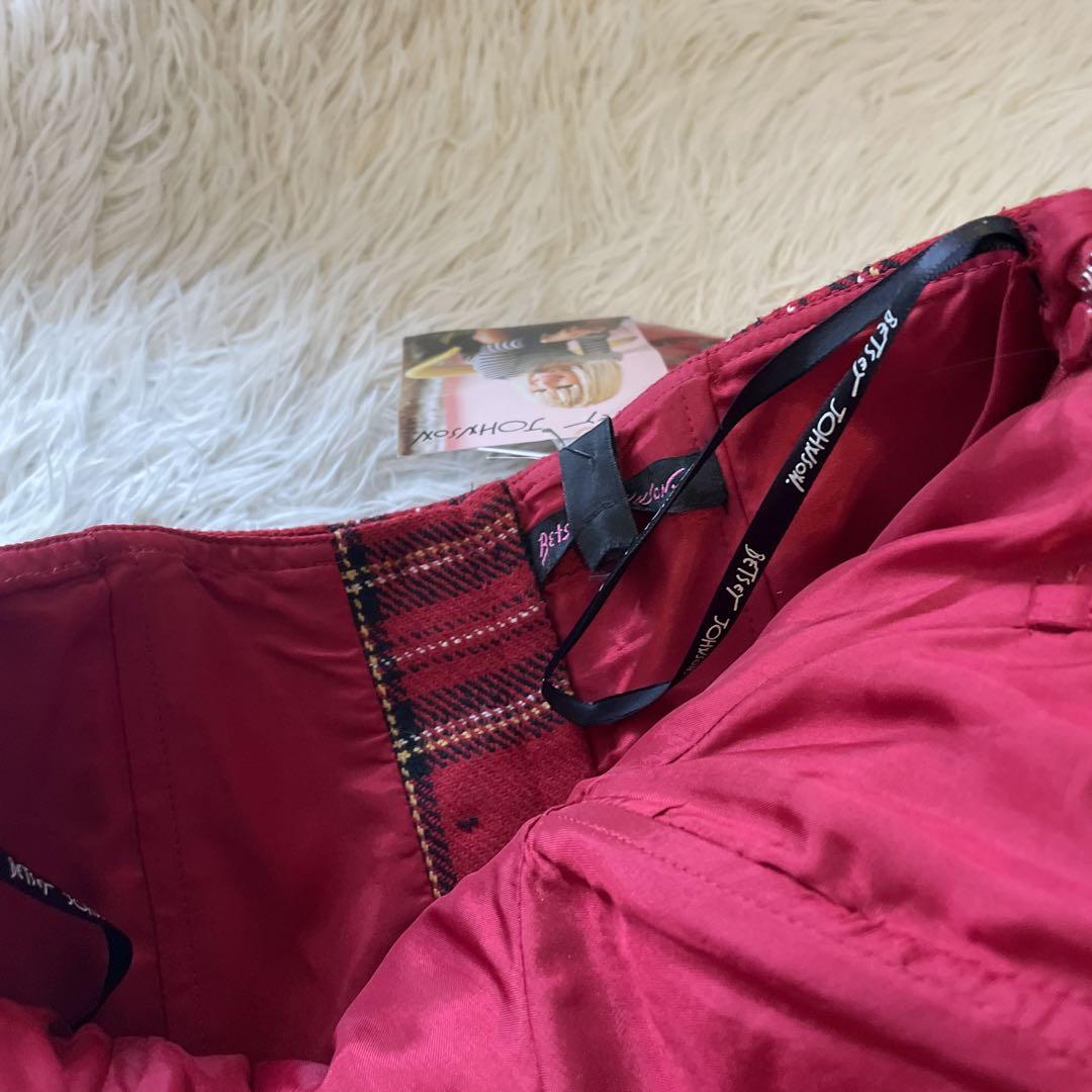 新品☆BETSEY JOHNSON タータンチェック ￼ワンピース