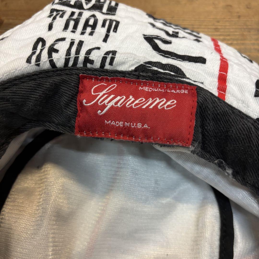 USA製 Supreme 総柄 バケットハット 帽子 ストリート