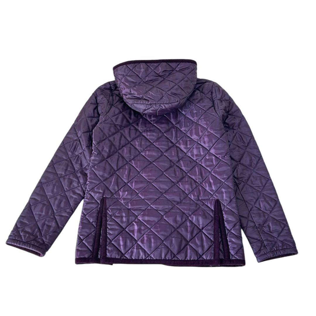 LAVENHAM ラベンハム リバティ キルティングジャケット 紫 花柄