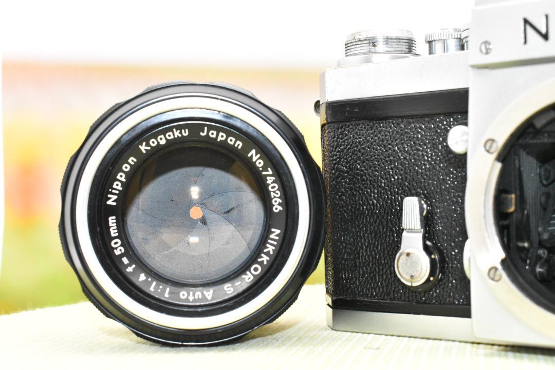【整備済】ニコン Nikon F アイレベル + 50mm F1.4