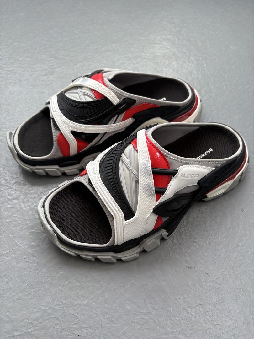 BALENCIAGA スポーツサンダル ホワイト/レッド/ブラック