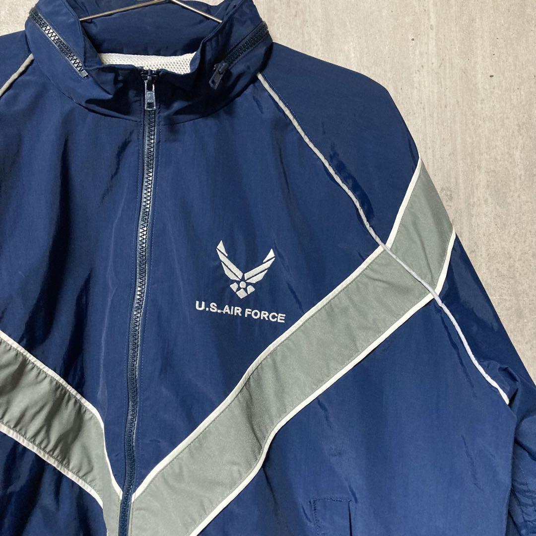 US AIRFORCE 米軍 PTU トレーニングジャケット リフレクターM-S