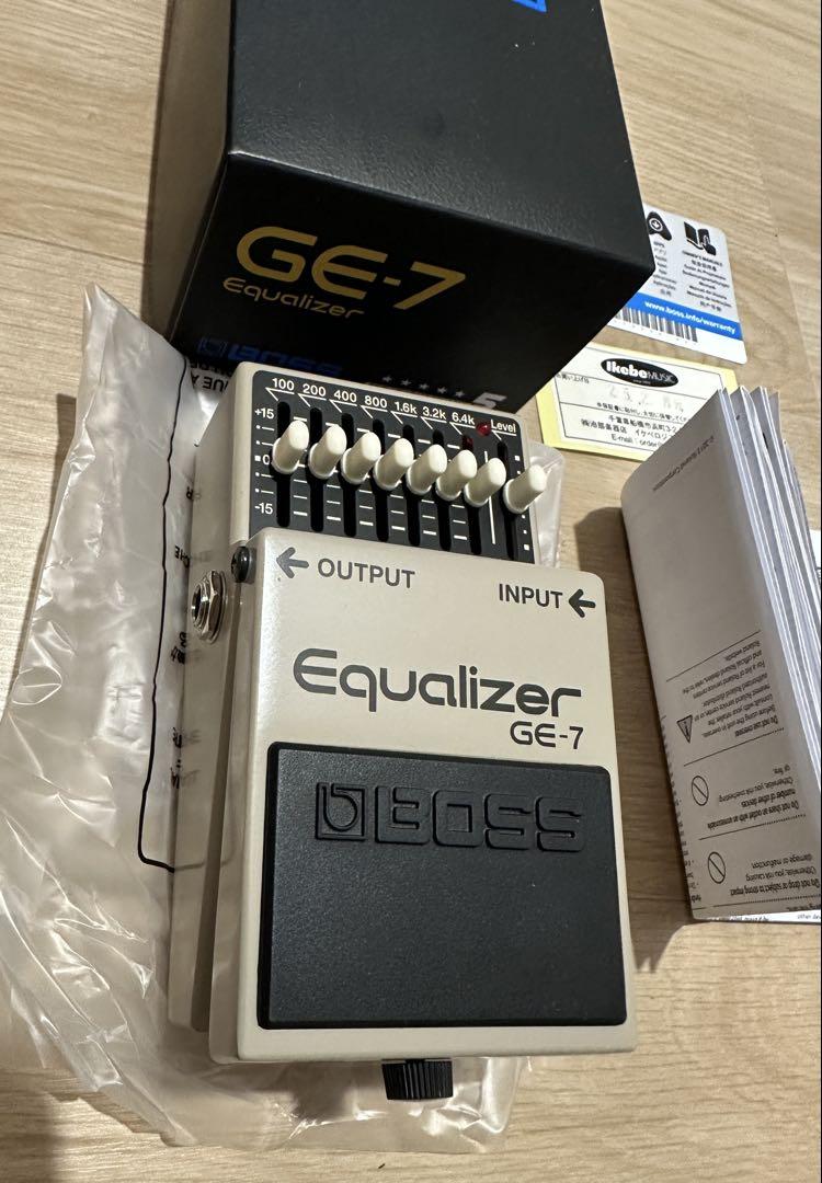 【新品同様・保証期間内】BOSS GE-7 ボス イコライザー ギター