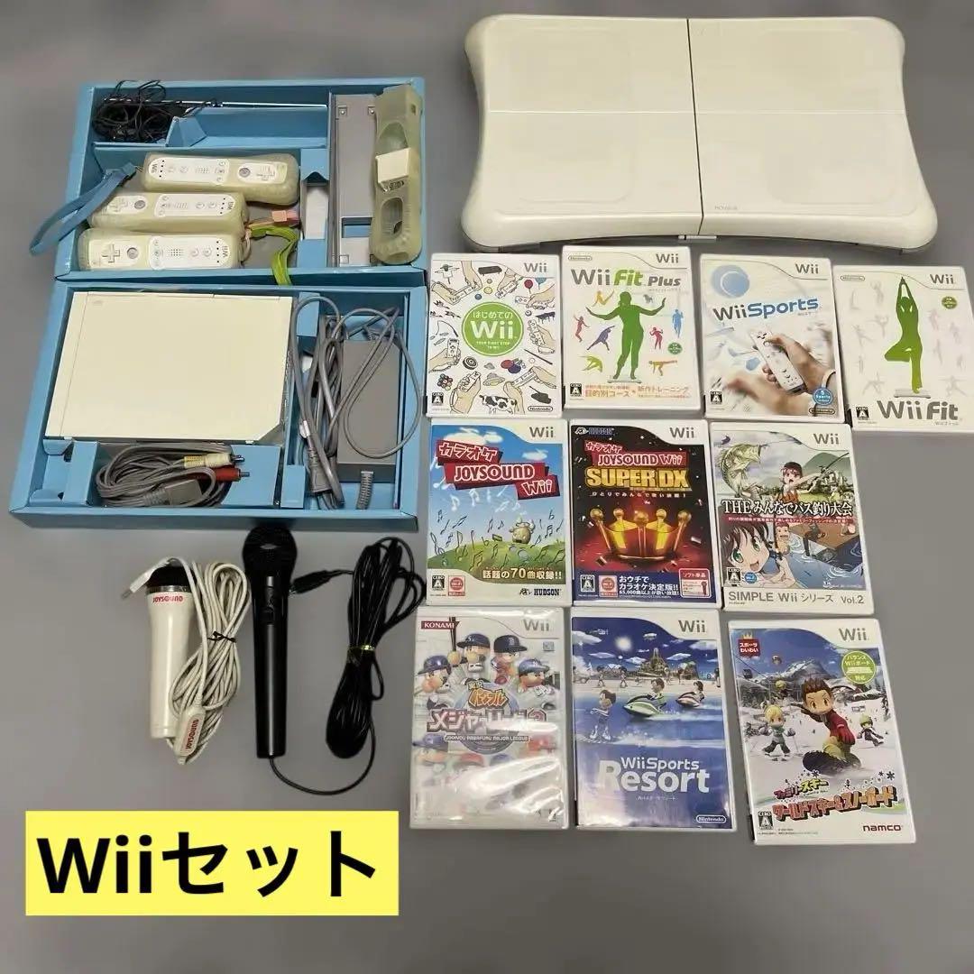 Nintendo Wii 本体と付属品 ソフト10本 ジャンク品扱い - メルカリ