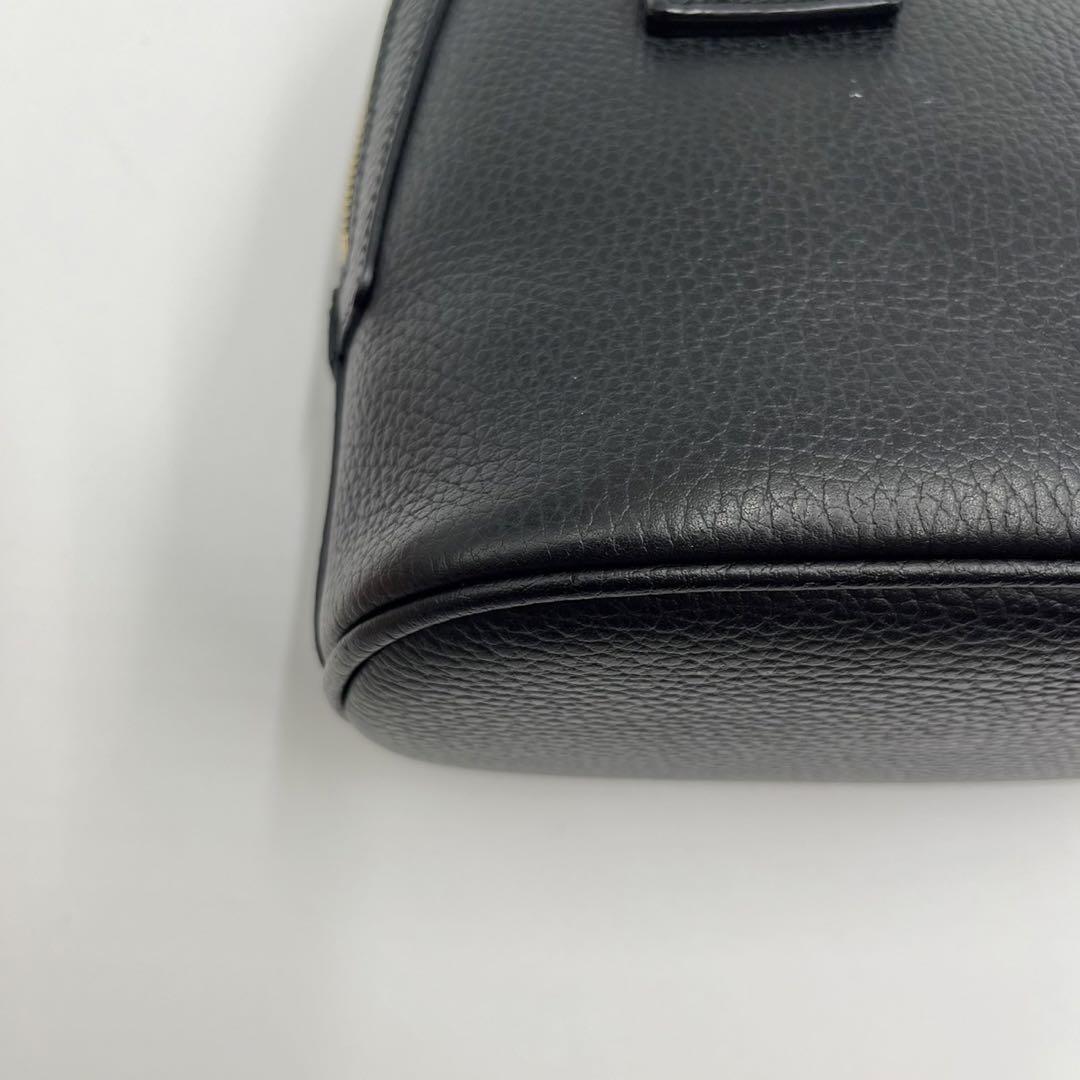 【美品✨】GUCCI グッチ　2way ショルダーバッグ　ハンドバッグ　革　黒