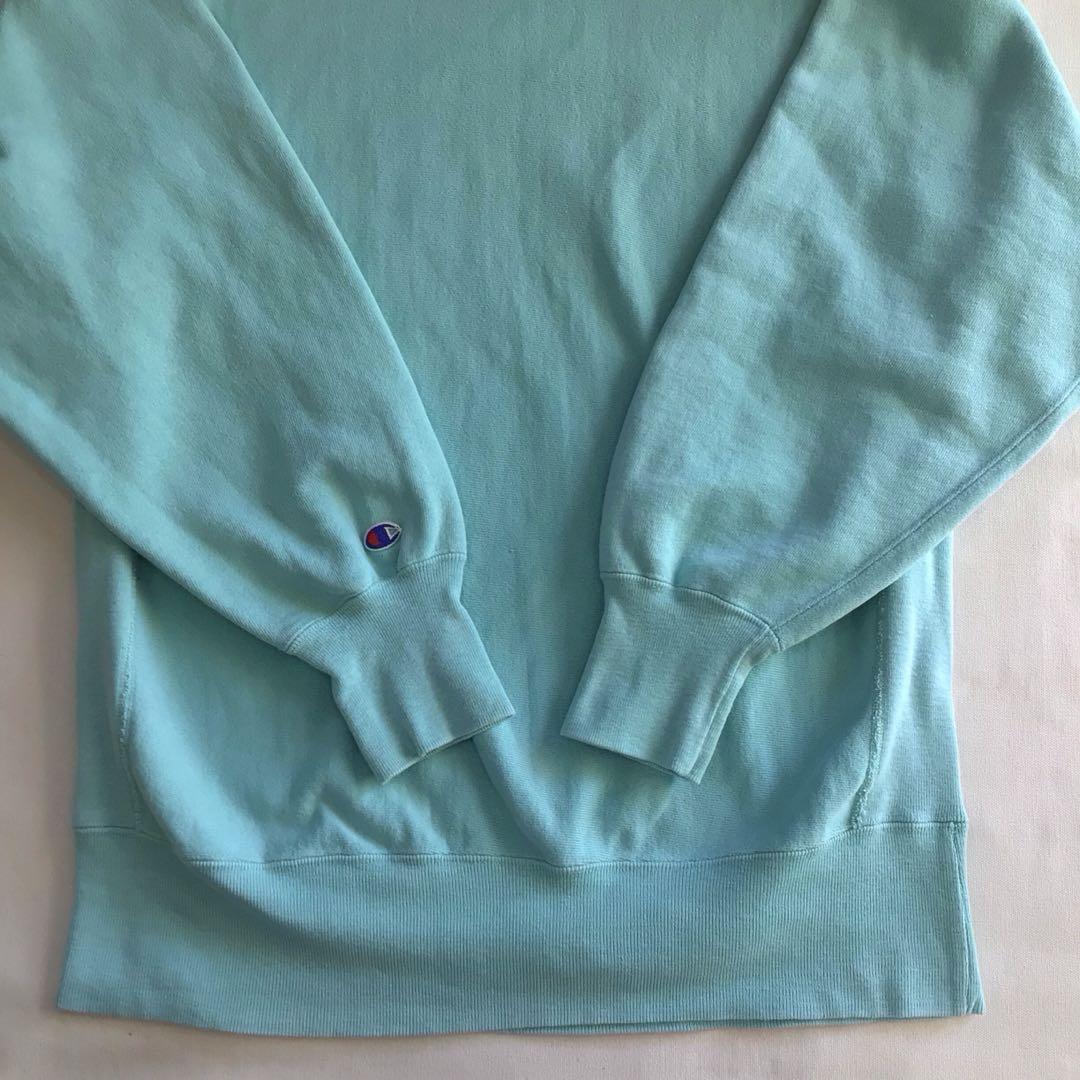 希少ティファニーブルー✴︎USA製✴︎90s チャンピオン リバースウィーブ