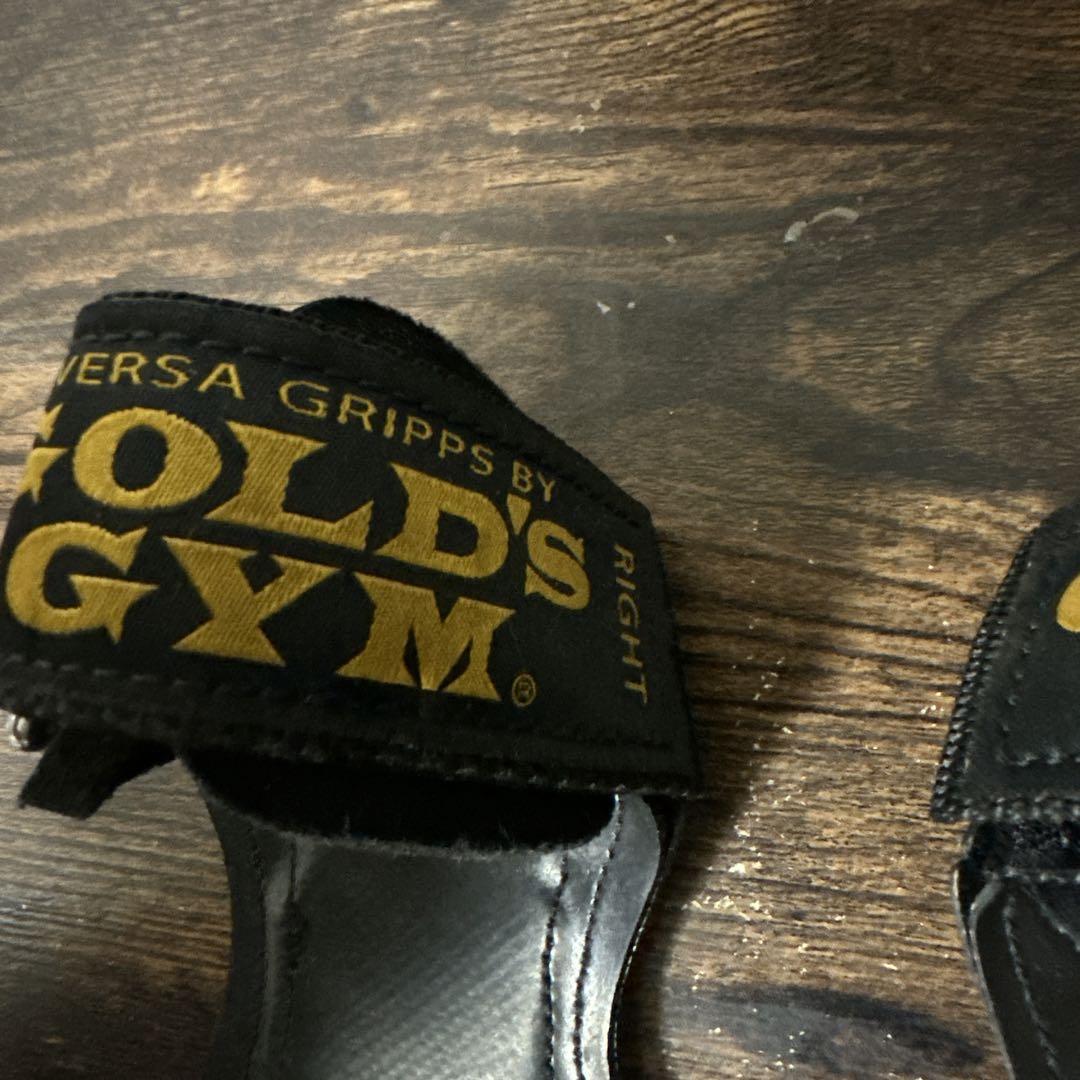 美品　GOLD'S GYM パワーグリップ 左右セット　Sサイズ