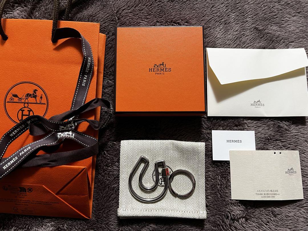 HERMES シルバー キーリング