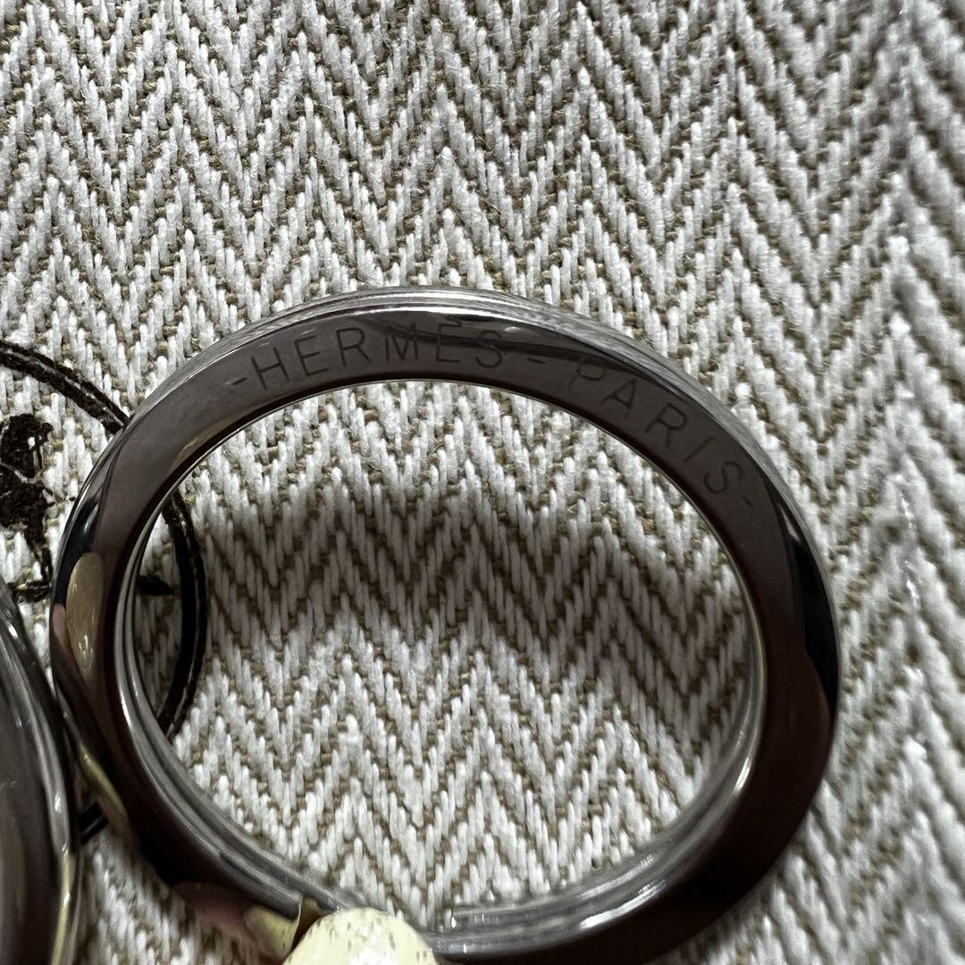 HERMES シルバー キーリング