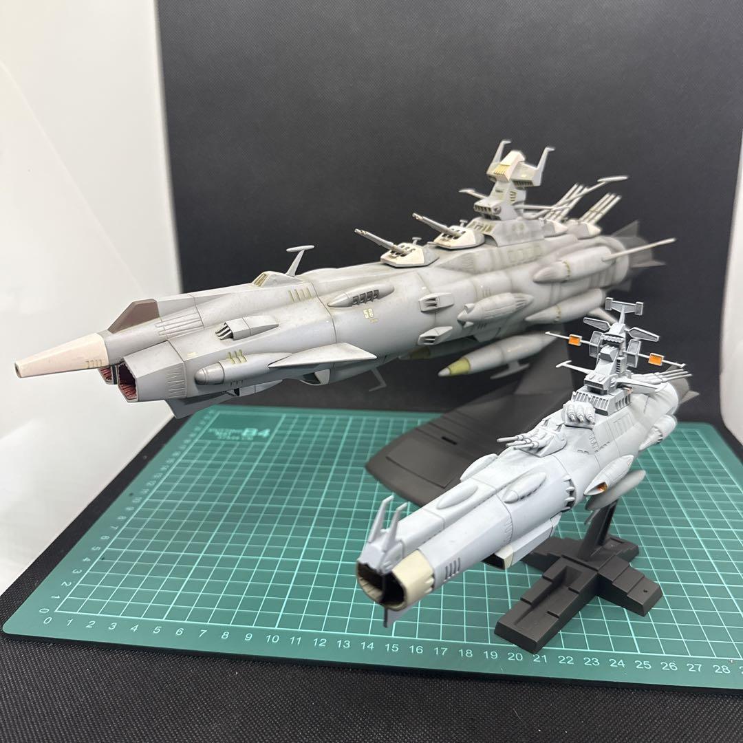 バンダイ　宇宙戦艦ヤマト　アンドロメダ　主力戦艦　塗装完成品