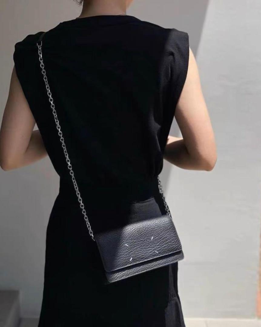 新品■Maison Margiela メゾンマルジェラ チェーンウォレットバッグ