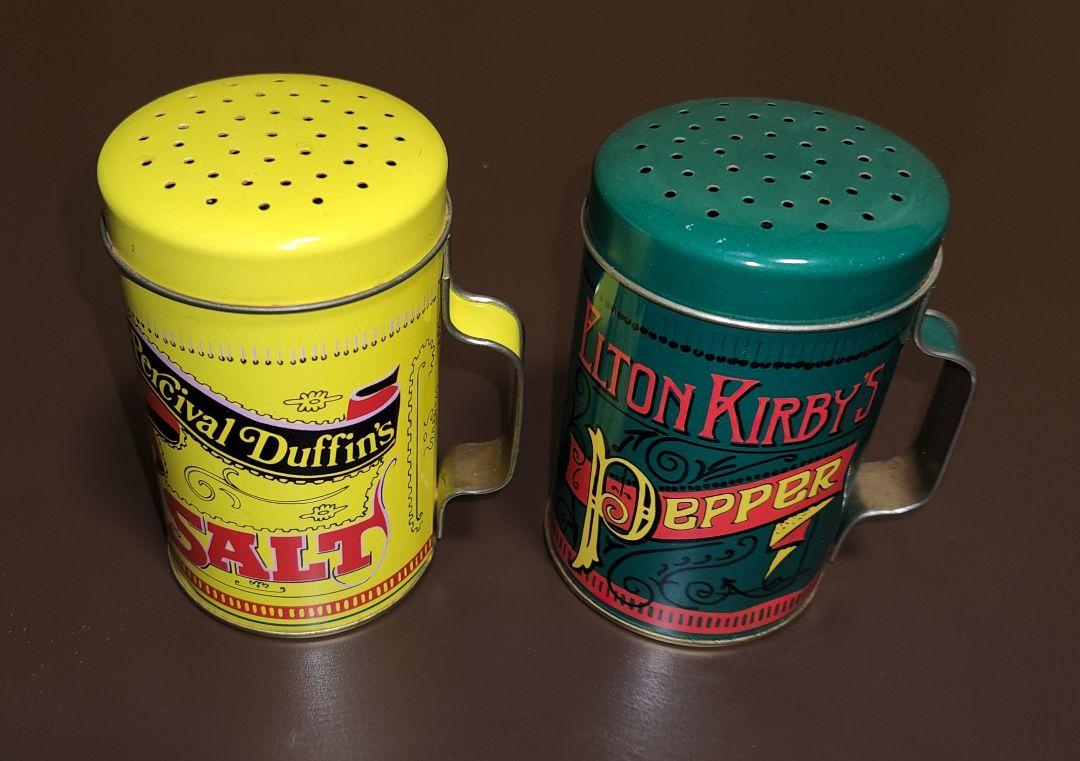 【新品/訳あり】Norpro塩 ＆ 胡椒缶（１ペア）ハワイ購入
