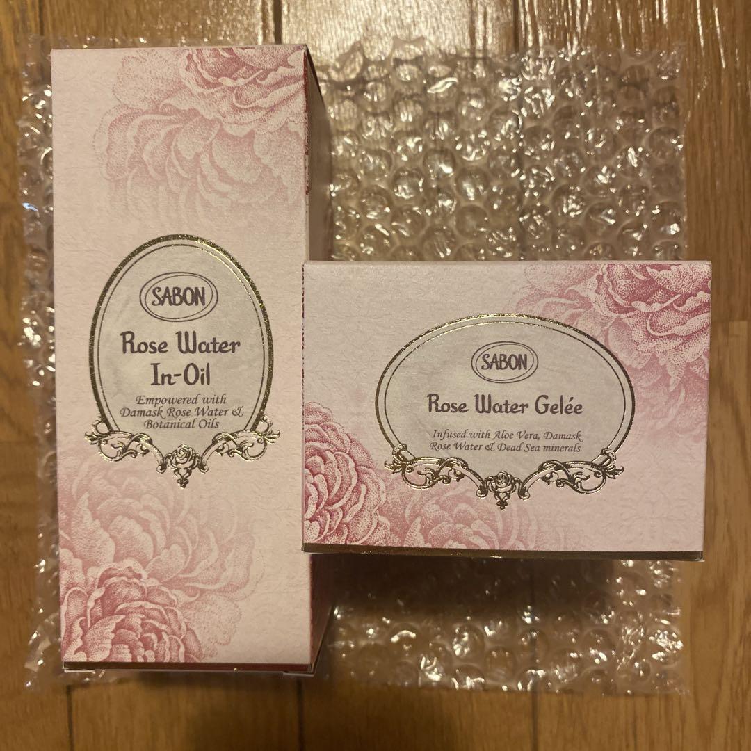 【値下げしました】SABON ローズウォーターインオイル　ローズウォータージュレ