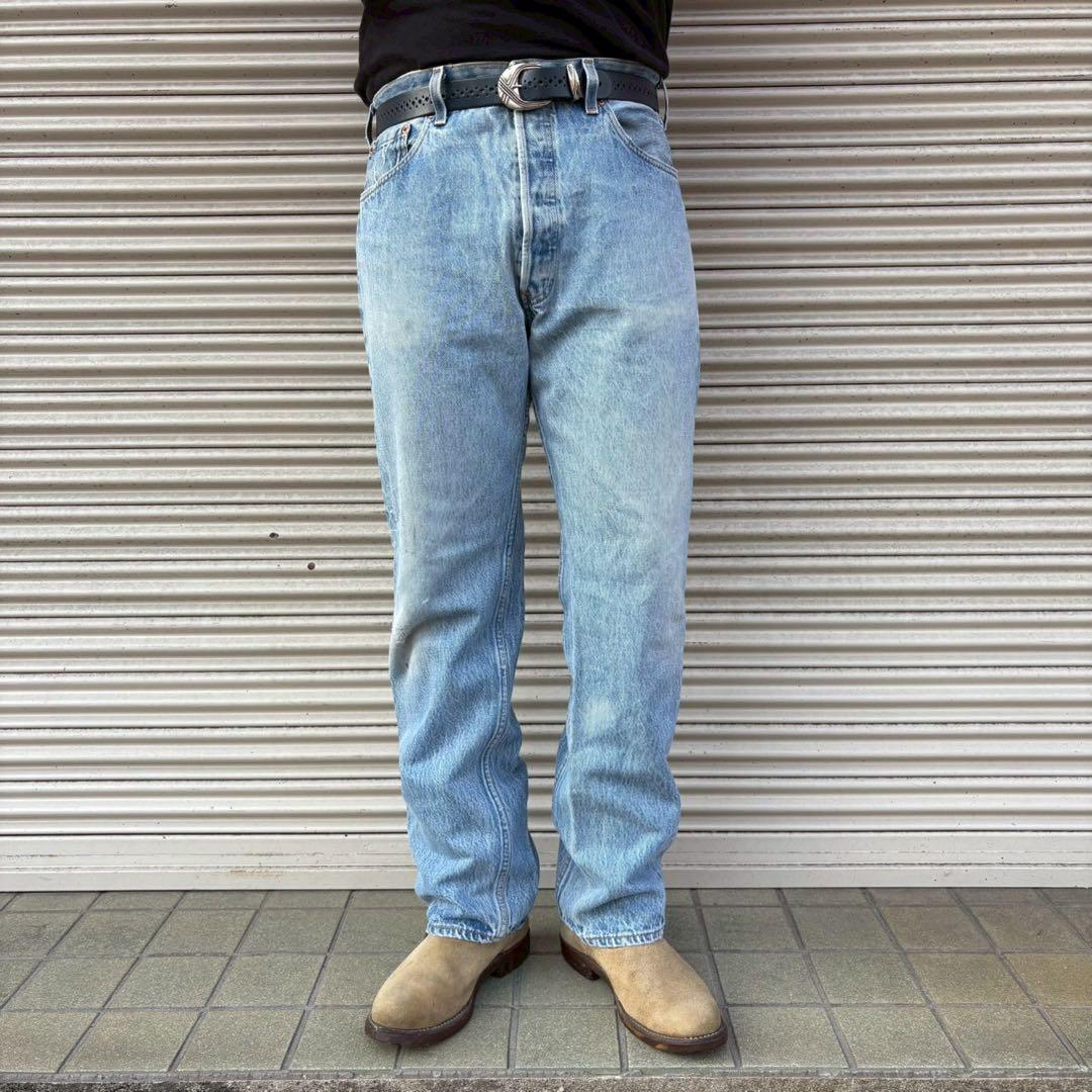 【在庫僅少】 デニムパンツ ヴィンテージ 501xx Levi's USA製 90s W36 メルカリ - パンツ