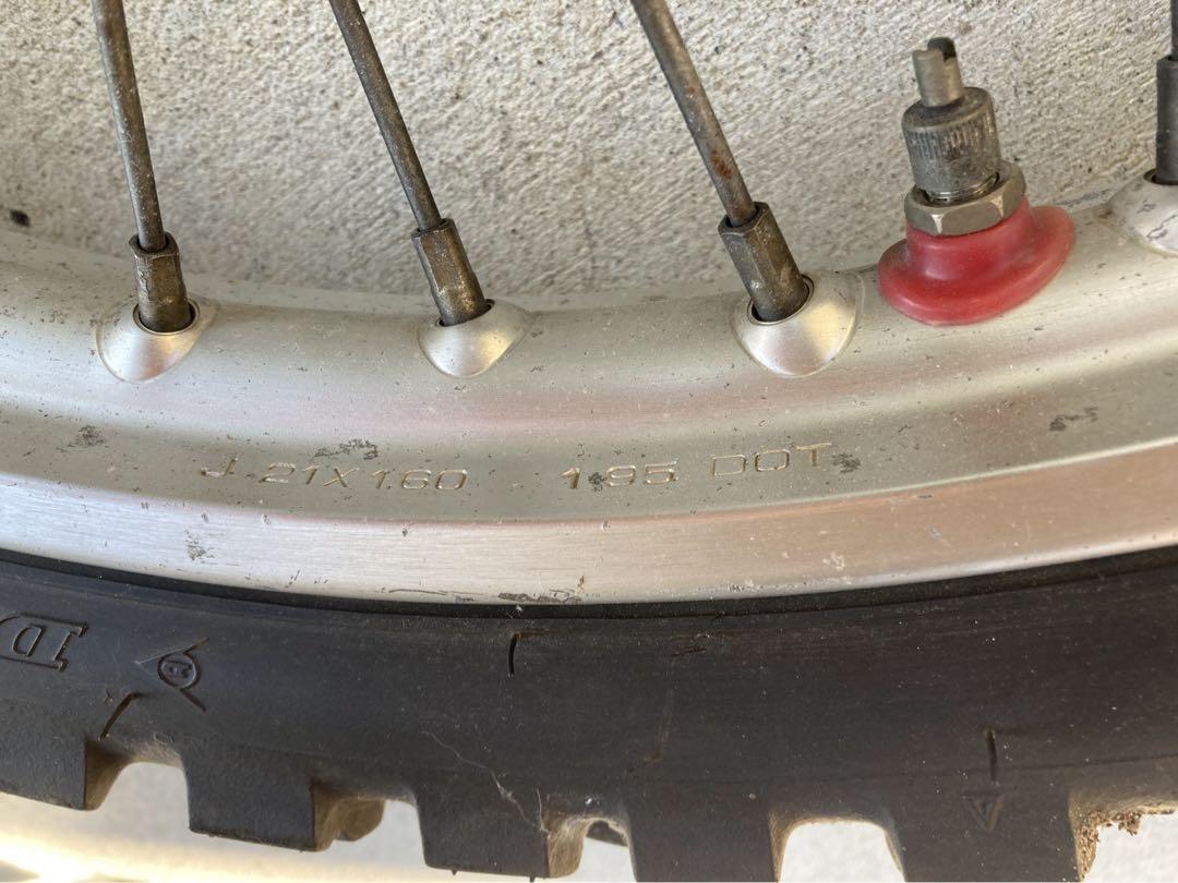 xr250 md30 フロントタイヤ