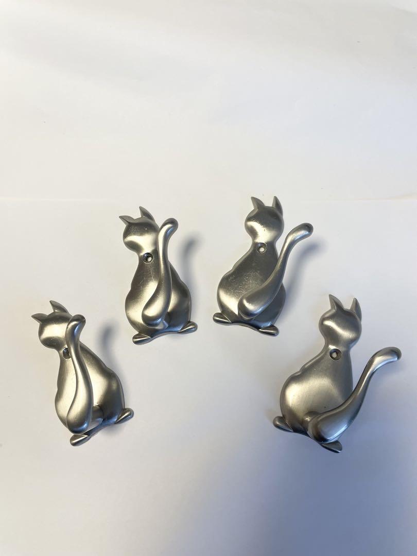 かわいい猫ちゃんフック　４コセット