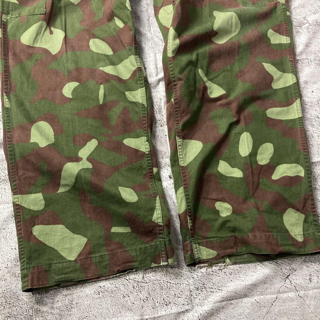 希少 実物 フィンランド軍M62 リバーシブルオーバーパンツ