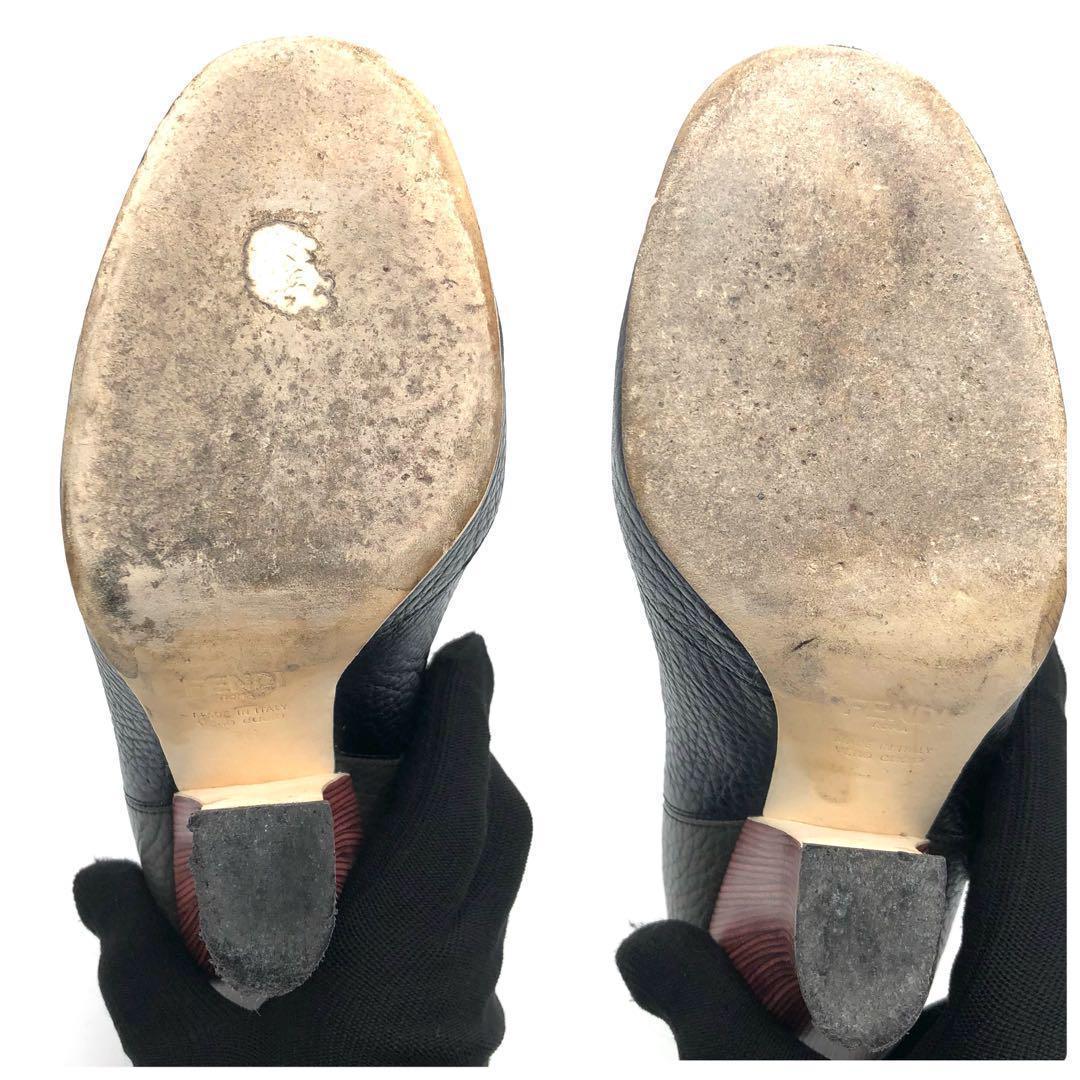 fendi/フェンディソックスブーツ／サイズ／24cm FENDI(フェンディ) Zucca Mesh Colibri Pointed Toe Ankle Boots