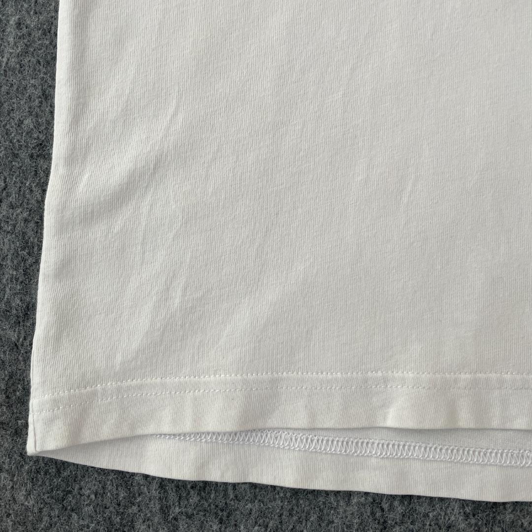 adidas　デザインTシャツ　リンガー　XL　トレフォイル刺繍　ワンポイント