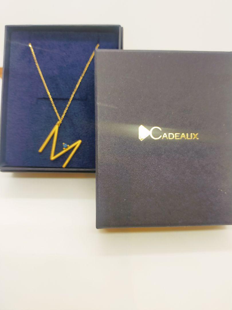 CADEAUXカドー イニシャルM ネックレス